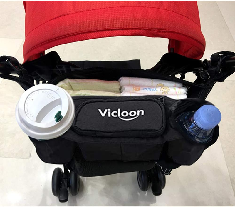VICLOON universaler Kinderwagen-Organizer 13 x 45 cm