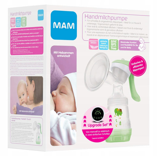 MAM kompakte HANDMILCHPUMPE mit 160-ml-Flasche „N – Produktfoto 2