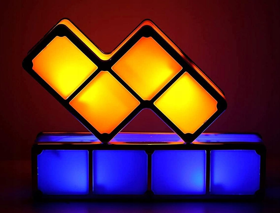 JUSTUP The Magic Block LED-Nachtlicht 7 Elemente 7 Farben TETRIS