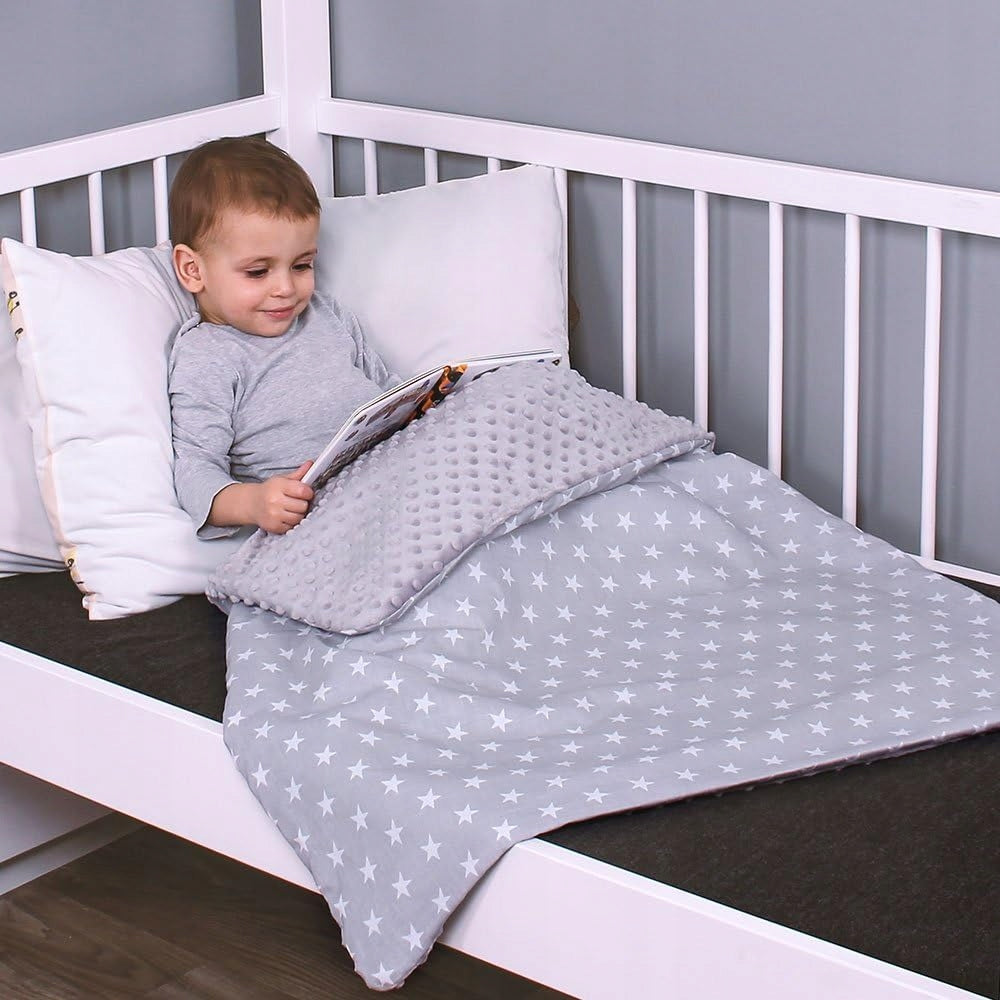 LULANDO Babydecke Minky 80x100