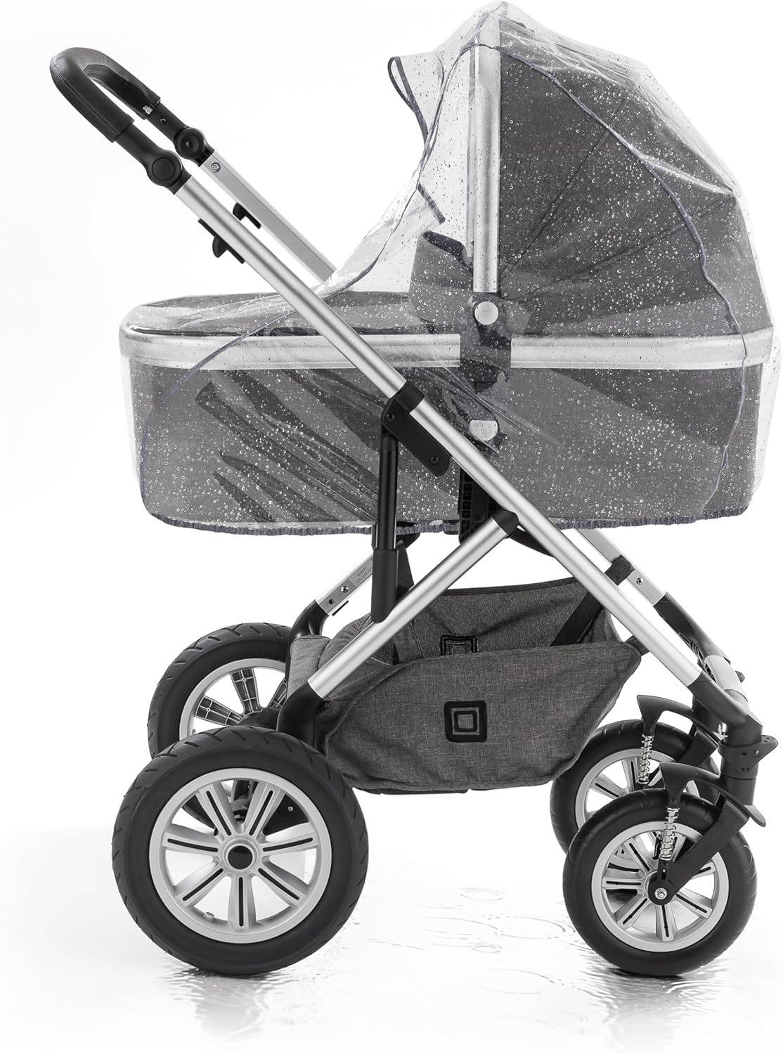 ZAMBOO Regenschutzfolie für Kinderwagen, Babywanne UNIVERSELL