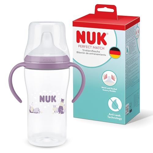 NUK Perfect Match kubek treningowy 260 ml 6+ Hipopotam – nowy – zdjęcie 3