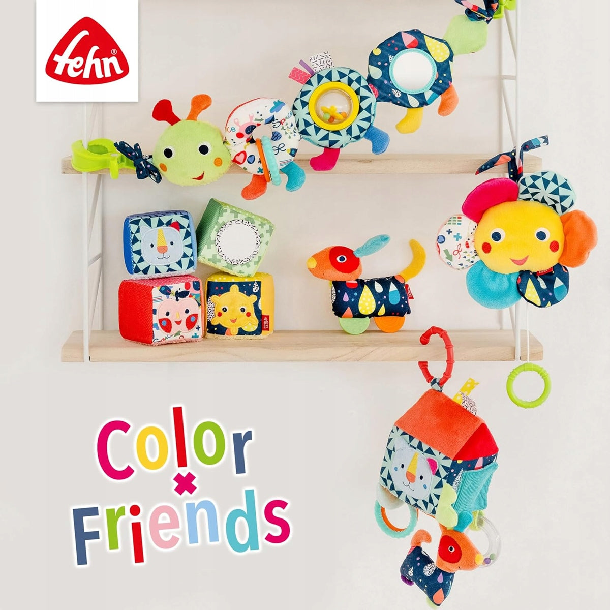 FEHN Color Stoffball mit Geräusch 16cm
