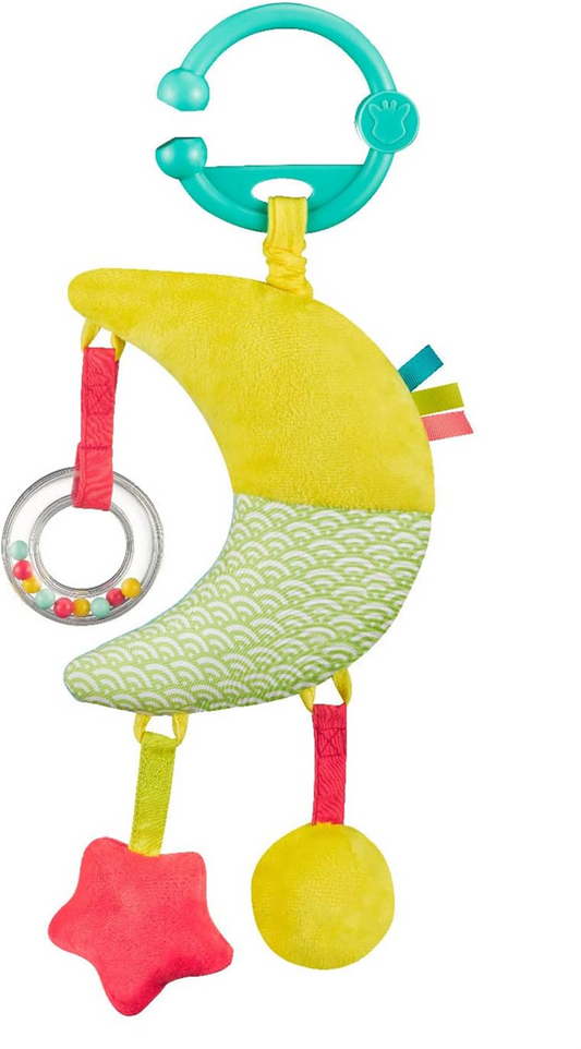 SOPHIE LA GIRAFE Spieluhr-Anhänger für Kinderwagen und Babybett, 28 cm, MOND – Produktfoto 2