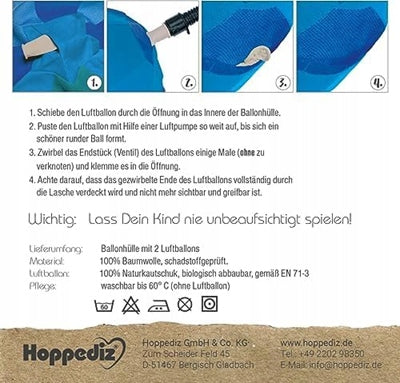 HOPPEDIZ capa para balão para crianças