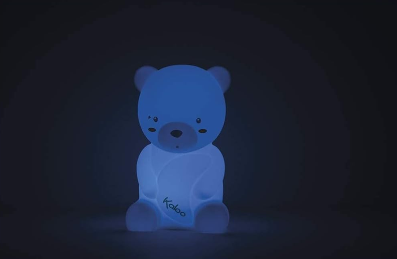 KALOO Silikon-LED-Nachtlicht 3 Farben 18 cm BÄR
