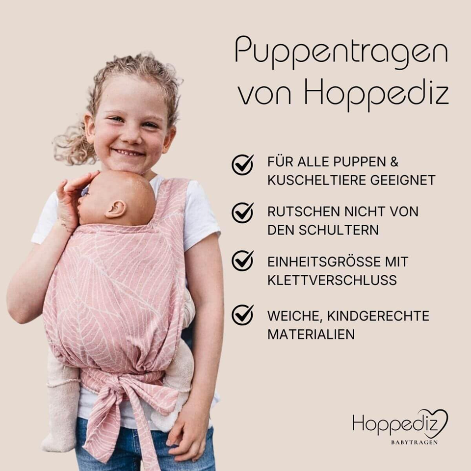HOPPEDIZ Tragetuch für Puppen oder Stofftiere