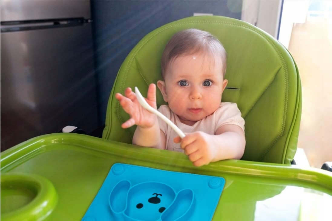 TODDLER Tellerunterlage 3 FÄCHER rutschfest