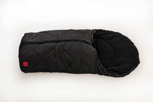 KAISER Fleece-Fußsack aus Fleece 80 x 40 cm schwarz – Produktbild 2
