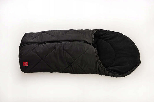 KAISER Fleece Fußsack 80 x 40 cm schwarz