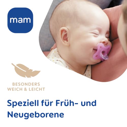 MAM Comfort Beruhigungsschnuller für Neugeborene 0-3m x2