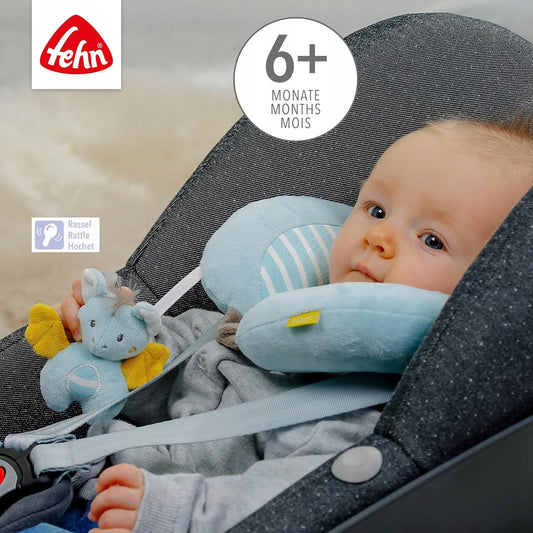 FEHN Mały Zamek Reisekissen mit Rassel NIETOPERZ – Produktfoto 2