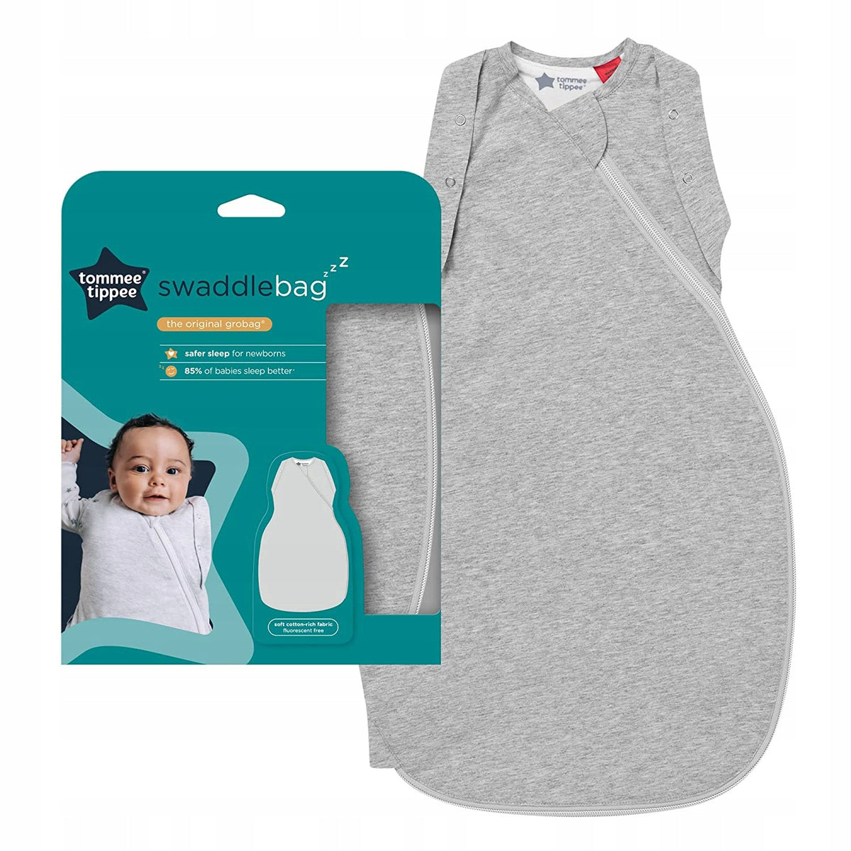 TOMMEE TIPPEE Schlafsack 2,5TOG 3-6 Monate SWADDLEBAG