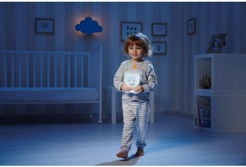 CHICCO DreamLight tragbares LED-Nachtlicht mit Melodien 11 x 14 cm