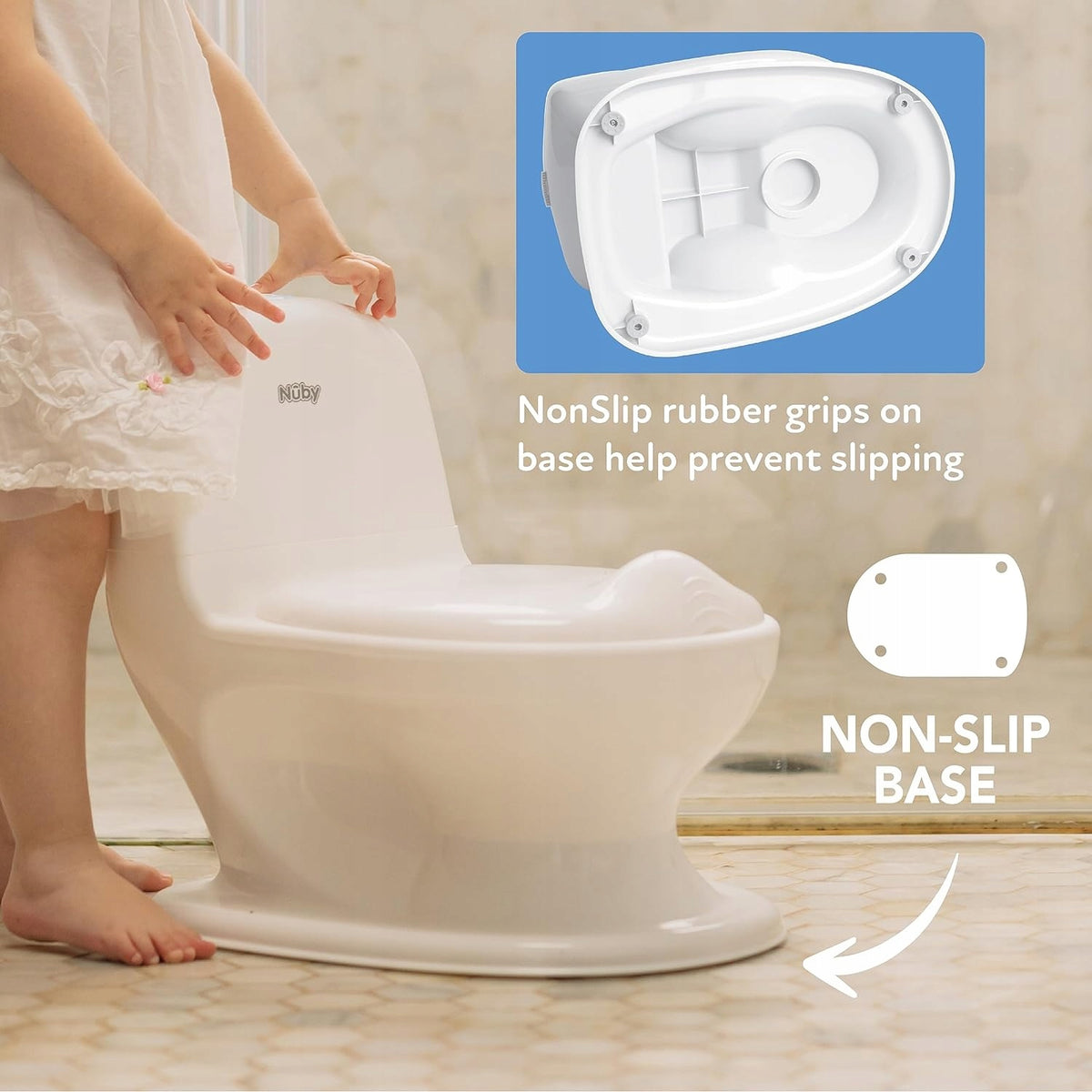 NUBY Dr.Talbots Töpfchen Meine erste Toilette Geräusch