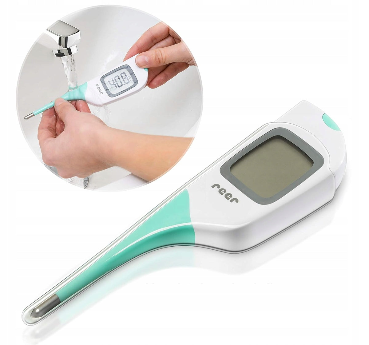 REER ColourTemp LCD-Digitalthermometer + Hülle