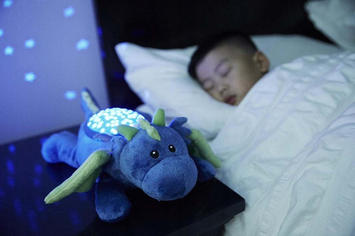 CLOUD B Twilight Buddies Kuscheltier Sternenprojektor DRACHE 28 x 40 cm