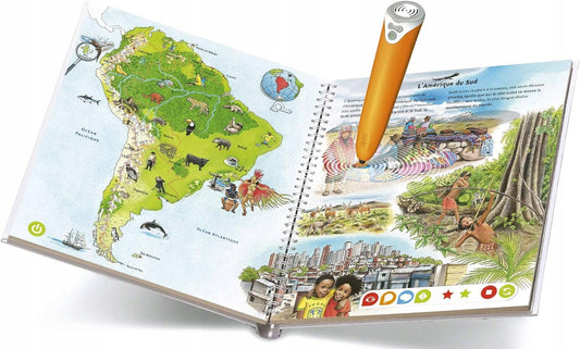 RAVENSBUREGER TIPTOI atlas for the french version of the interactive pen