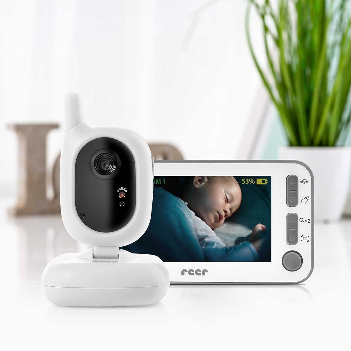 REER BabyCam L digital videobabyalarm 4,3" TFT FHSS