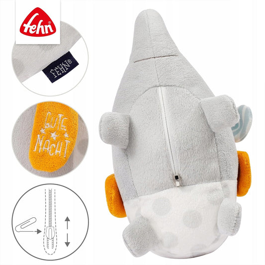 FEHN elephant cuddly toy with night light