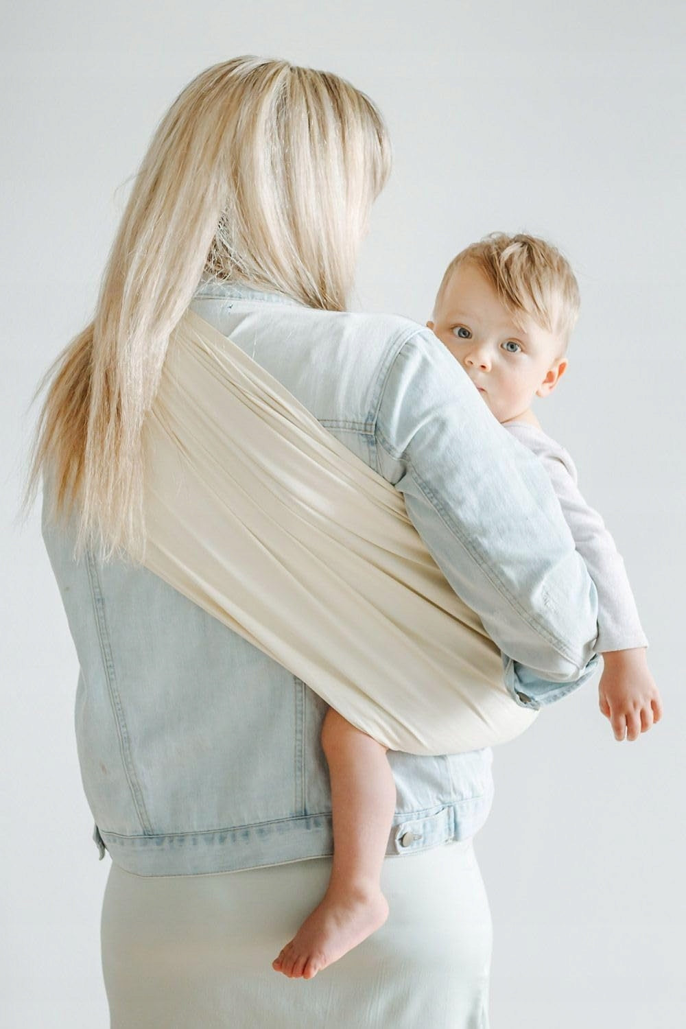 SHABANY Ring Sling Babytrage BIO-BAUMWOLLE