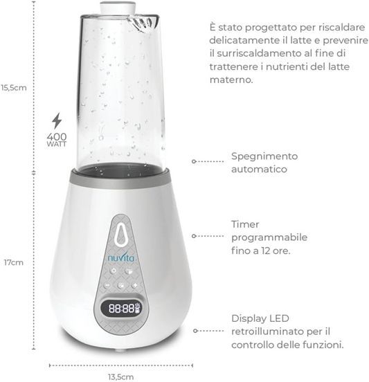 NUVITA Flaschenwärmer, Sterilisator und Auftaugerät 4-in-1 – Produktfoto 2