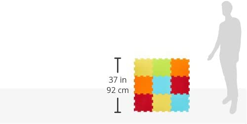 LUDI Faltmatte Puzzle SENSORISCH 90x90