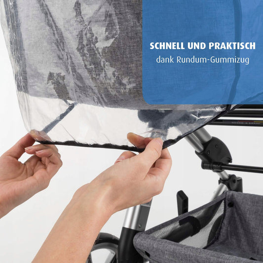 REER universeller Regenschutz für Kinderwagen und Sportwagen 705377 – Produktbild 2