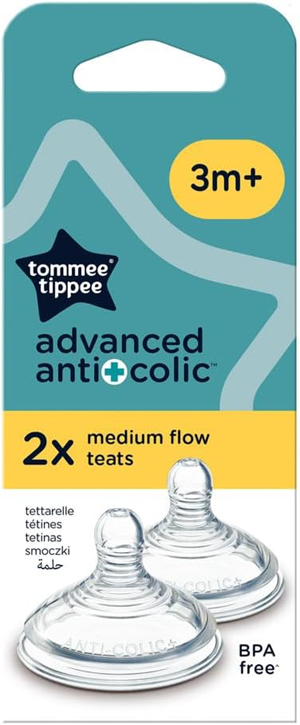TOMMEE TIPPEE Sauger ADVANCED ANTI-COLIC ab 3 Monaten, 2er-Pack – Produktbild 2