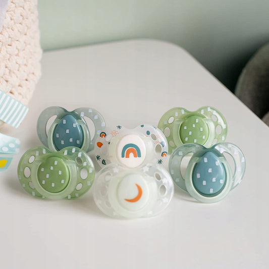 TOMMEE TIPPEE symmetrische Schnuller x6 LEUCHTEN 18–36 – Produktfoto 2