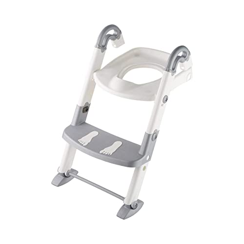 KIDSKIT 3-in-1-WC-Trainer grau-weiß 18-36M