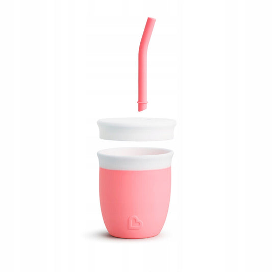 MUNCHKIN C'est Silicone! Trinkbecher mit Strohhalm ab 6 Monaten, 120 ml – Produktfoto 2
