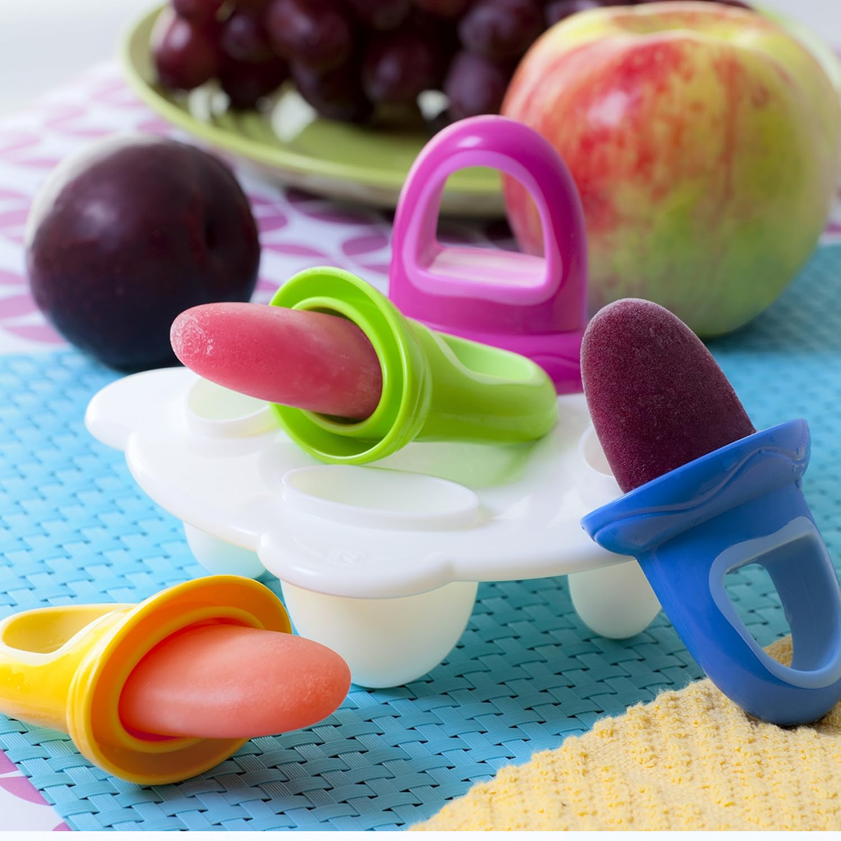NUBY Schnuller-Eisform 4 Stück + Gefrierschale