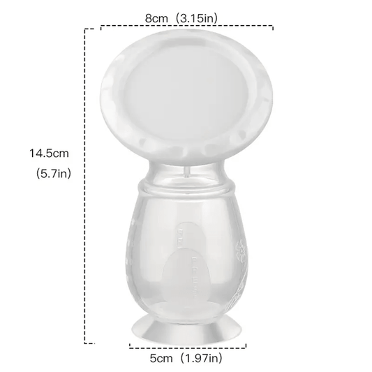 Silikon-Milchsammler zum Auffangen von Muttermilch, 90 ml – Produktbild 2