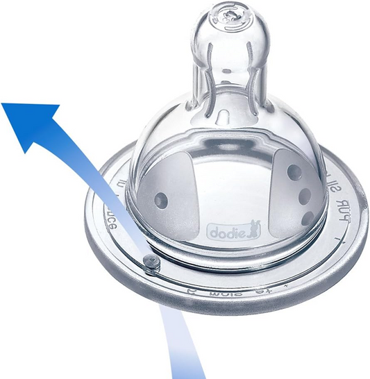 DODIE Sensation+ bouteille 270 ml tétine 2 débit moyen 0-6 m OURS et LION