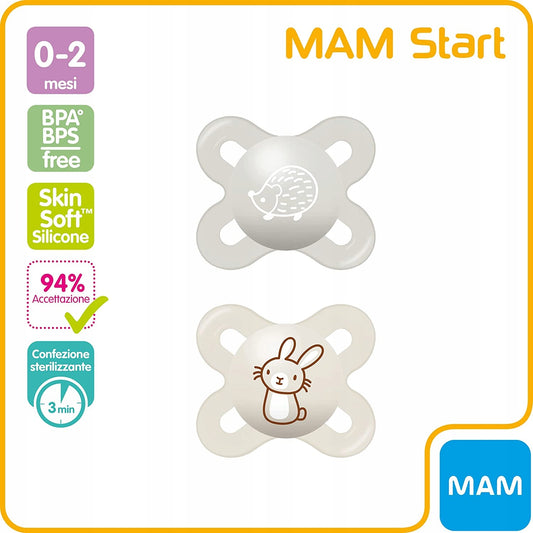 MAM START uklidňující dudlík 0-2m + box