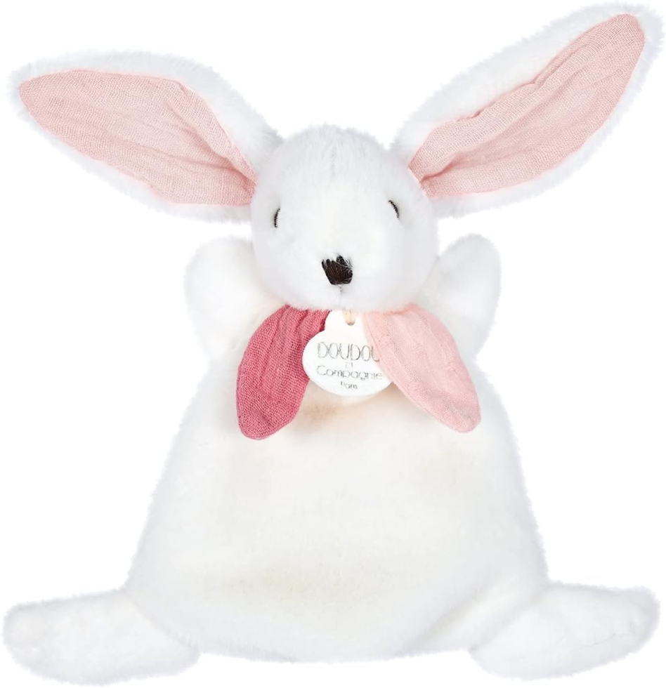 DOUDOU et COMPAGNIE Schnuffeltuch 17 cm HASE