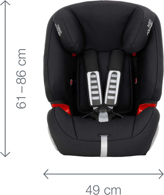 BRITAX ROMER EVOLVA 1-2-3 Kindersitz 9-36kg Gruppe 1/2/3