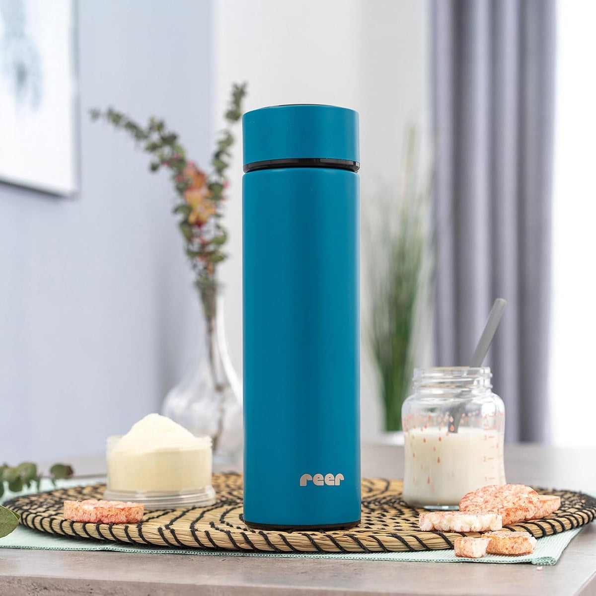REER ColourDesign Edelstahl-Isolierflasche 450 ml
