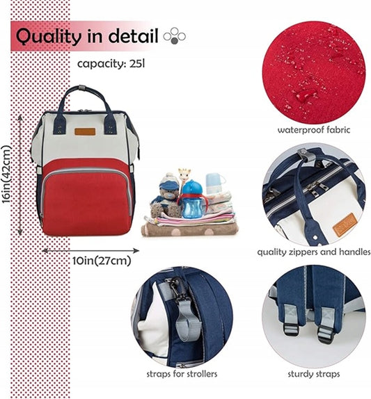 NEVEQ Rucksack für Windeln und Zubehör – Produktbild 2