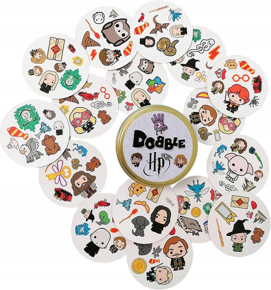 ZYGOMATIC Dobble 55 Karten + Metalldose HARRY POTTER