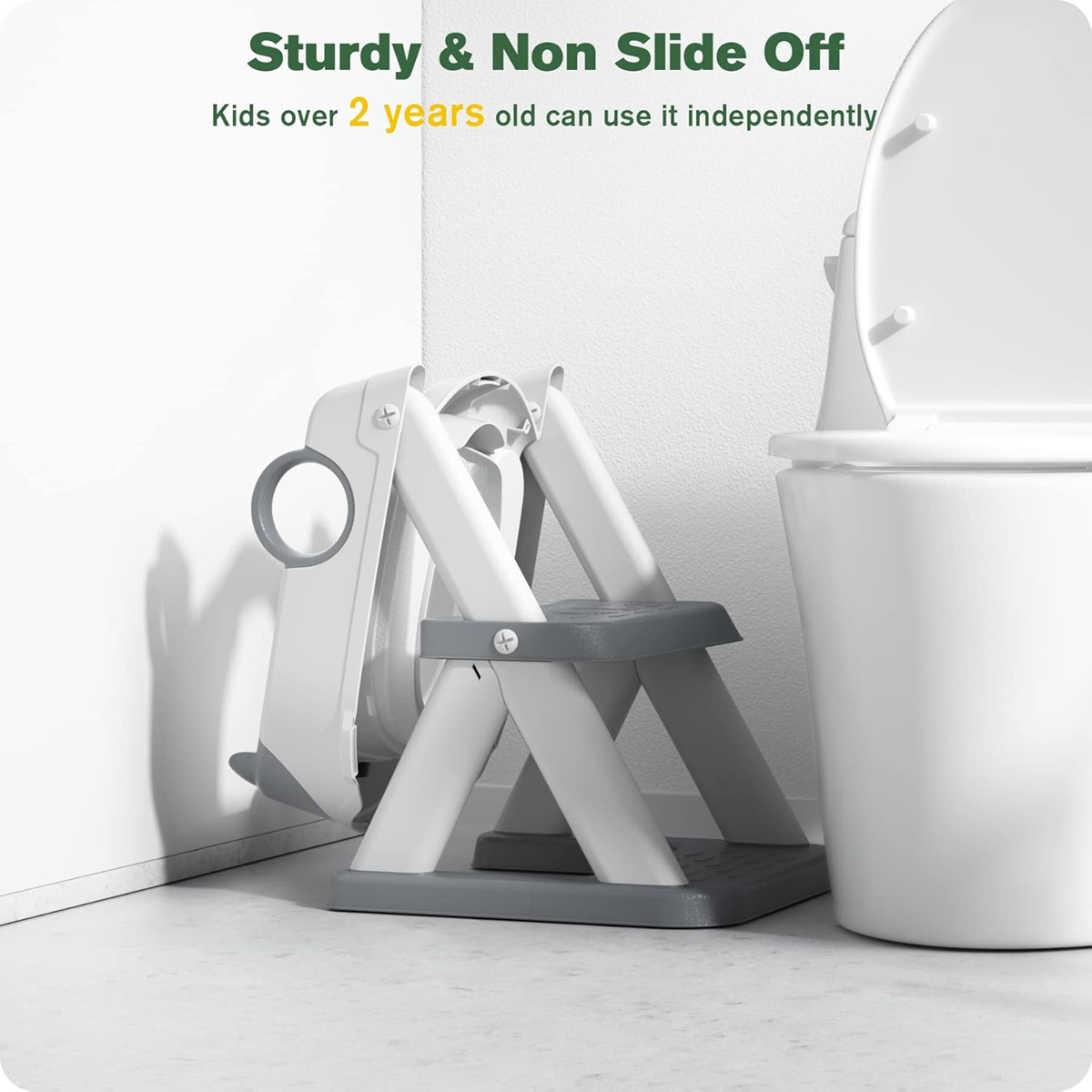 Toilettentrainersitz mit Stufen 2in1