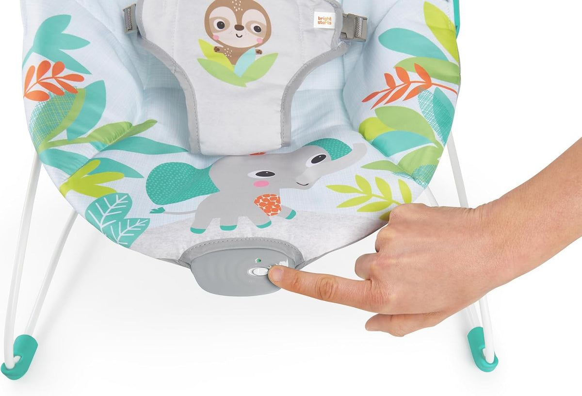 BRIGHT STARTS Rainforest Schaukelwippe mit Vibration und Melodie