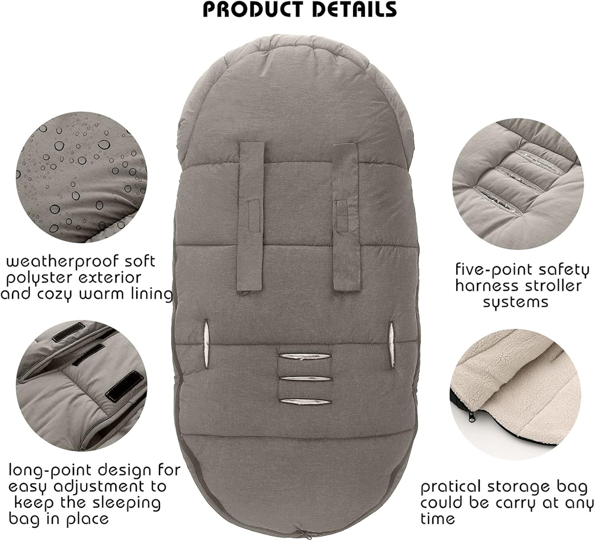 MIRACLE BABY Fußsack universal für Kinderwagen