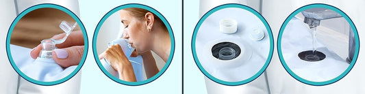 NOUBABY XXL Wassermatte für die Bauchlage 100 cm OCEAN – Produktbild 2
