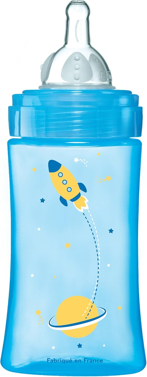 DODIE Flasche 270 ml Sauger 2 mittlerer Durchfluss 0-6 Monate KANINCHEN