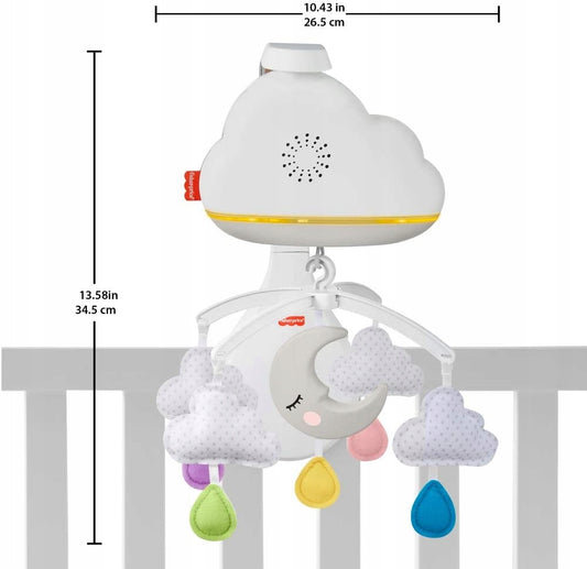 FISHER PRICE karusell med ljudsensor, lampa "O