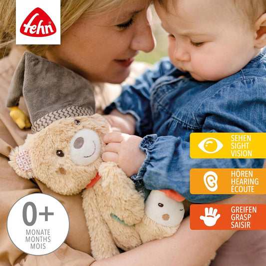FEHN Plüschbär Bruno MOTORIK-Spielzeug zum Aufhängen – Produktbild 2