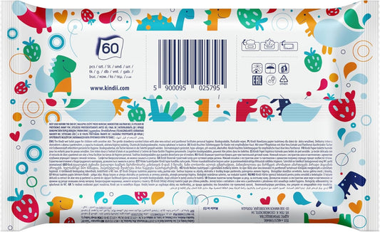 KINDII Fun feuchtes, spülbares Toilettenpapier x60 – Produktbild 2