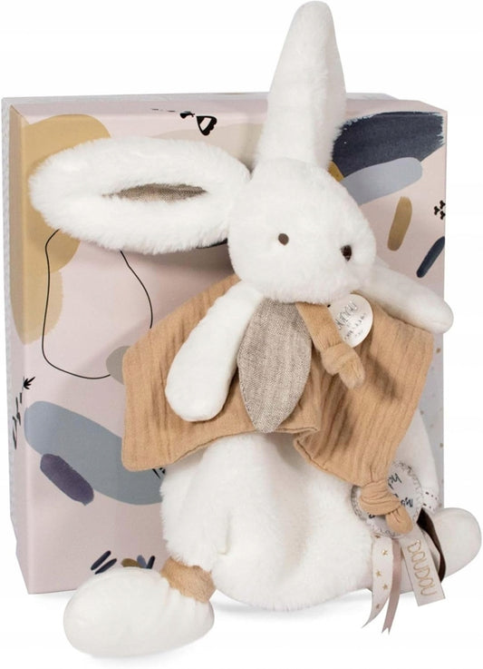 DOUDOU et Compagnie Kuscheltier HASE mit Bommel, 25 cm – Produktfoto 2